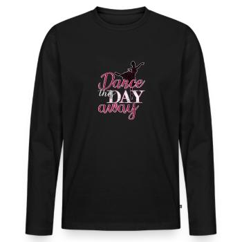 Danseur de ballet - T-shirt manches longues Premium bio Homme - noir - Devant - Nico (187cm)