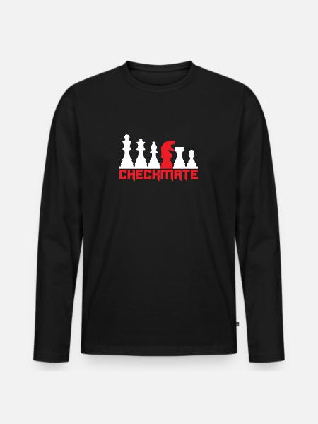 Chess matt - Men's Premium Organic Long Sleeve Shirt - black