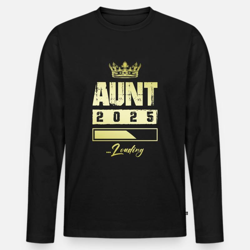 Tante 2025 Loading - Männer Premium Bio Langarmshirt - Schwarz