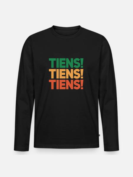 Tiens tiens tiens - T-shirt manches longues Premium bio Homme - noir