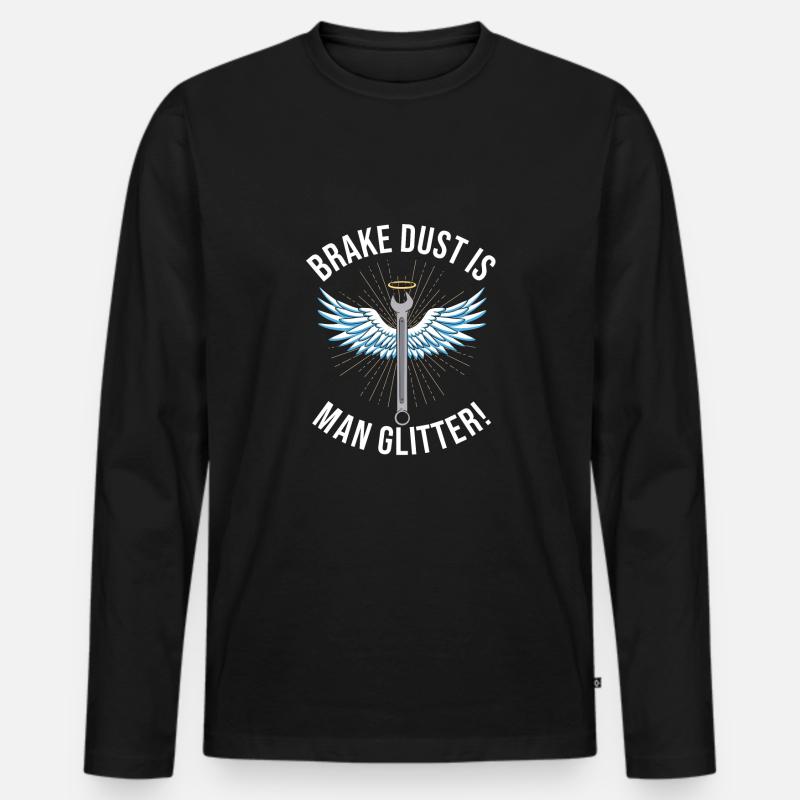 Automechaniker - Männer Premium Bio Langarmshirt - Schwarz