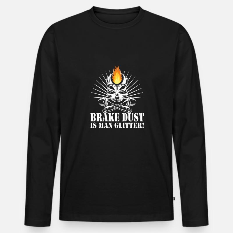 Automechaniker - Männer Premium Bio Langarmshirt - Schwarz