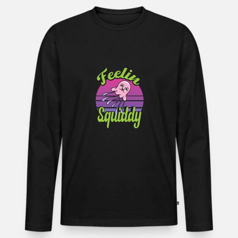 Jelly Whisperer - Männer Premium Bio Langarmshirt - Schwarz