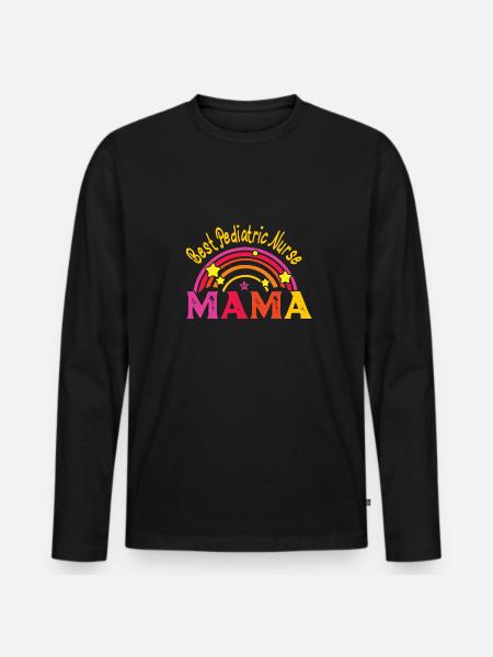 Children's nurse - Men's Premium Organic Long Sleeve Shirt - black