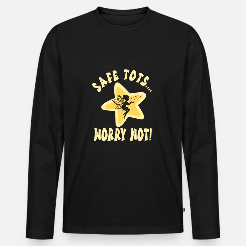 Babysitter - Männer Premium Bio Langarmshirt - Schwarz