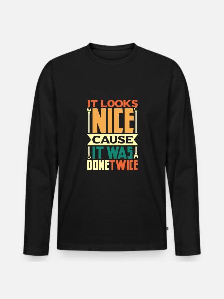 Locksmith Toolmaker - Men's Premium Organic Long Sleeve Shirt - black