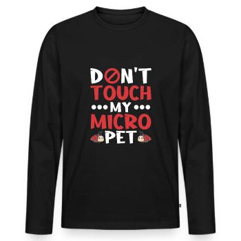 Insects - Men's Premium Organic Long Sleeve Shirt - black - Front - Nico (187cm)