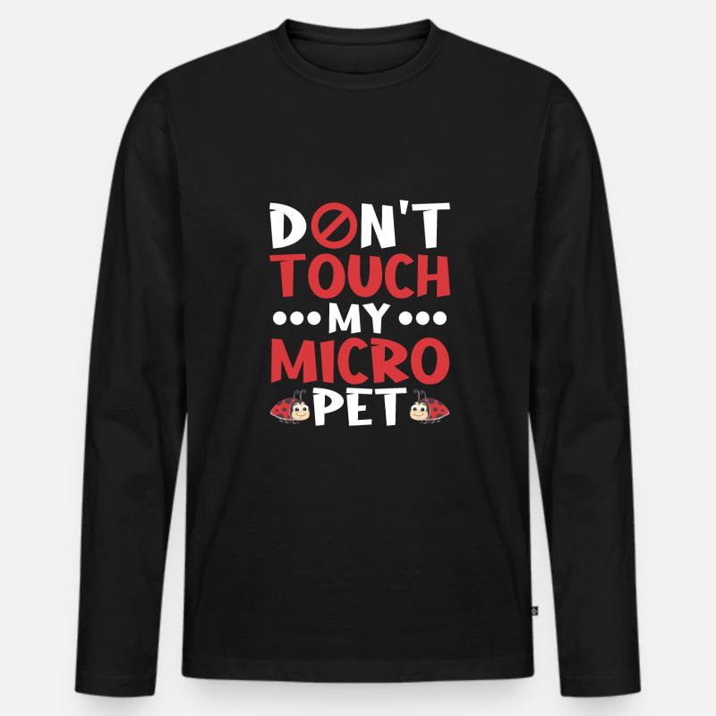 Insekten - Männer Premium Bio Langarmshirt - Schwarz