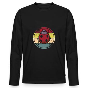 Insects - Men's Premium Organic Long Sleeve Shirt - black - Front - Nico (187cm)