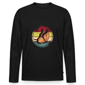 Insects - Men's Premium Organic Long Sleeve Shirt - black - Front - Nico (187cm)