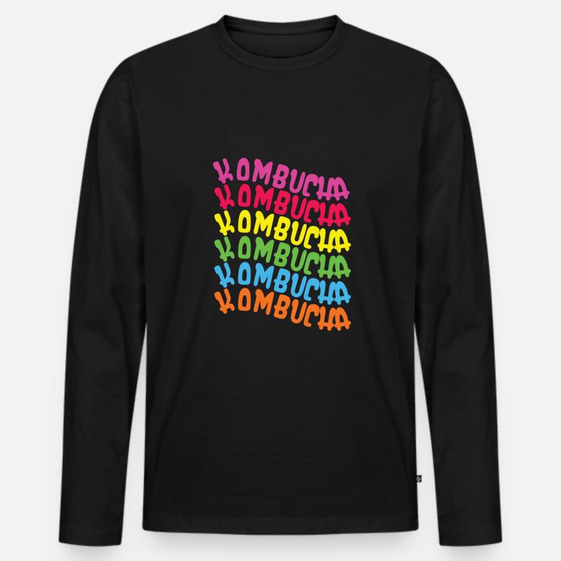 Fermentation - Männer Premium Bio Langarmshirt - Schwarz