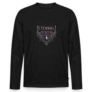 Goth Emo - T-shirt manches longues Premium bio Homme - noir - Devant - Nico (187cm)