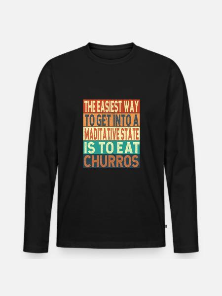 Cuisine espagnole - T-shirt manches longues Premium bio Homme - noir