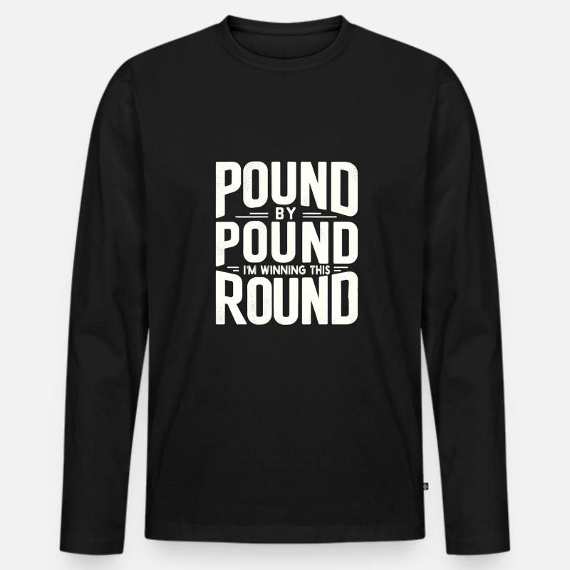 Decrease - Men's Premium Organic Long Sleeve Shirt - black