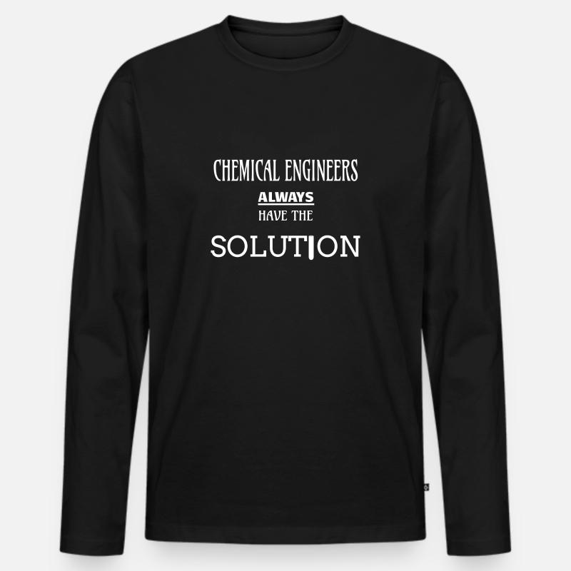 Chemical Engineer - Männer Premium Bio Langarmshirt - Schwarz