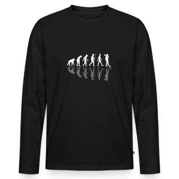 Sondengänger Sondler Geschenk Schatzsucher - Männer Premium Bio Langarmshirt - Schwarz - Vorne - Nico (187cm)