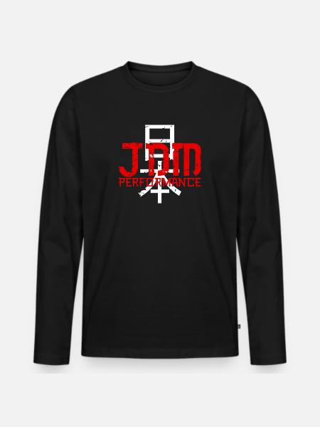 JDM Performance Tuning - Männer Premium Bio Langarmshirt - Schwarz