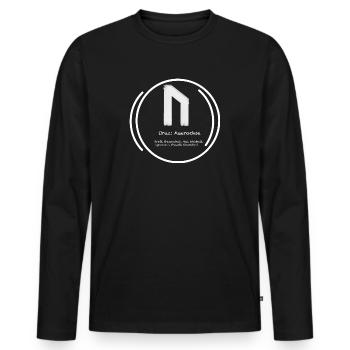 Nordische Mythologie - Männer Premium Bio Langarmshirt - Schwarz - Vorne - Nico (187cm)