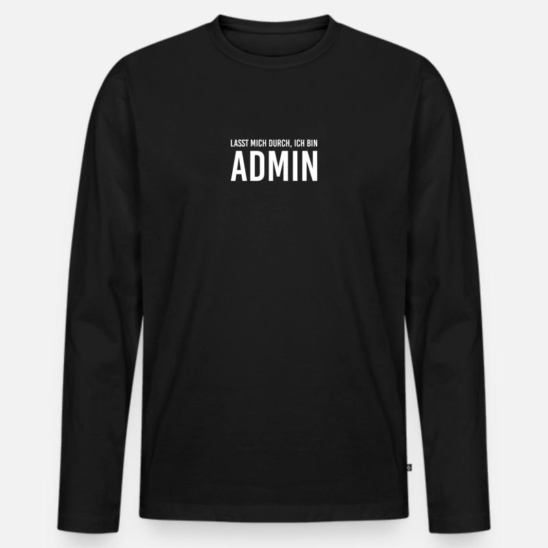Programmierer - Männer Premium Bio Langarmshirt - Schwarz