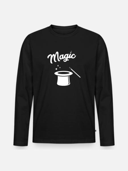 Magic, magic ... - Men's Premium Organic Long Sleeve Shirt - black