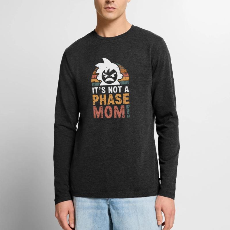 It's not a phase mom! Emo Goth Alternative Männer Premium Bio Langarmshirt