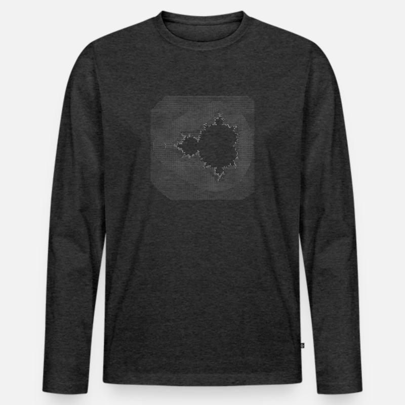 nerd mandelbrot ascii code programmeur pc hacker IT T-shirt manches longues Premium bio Homme