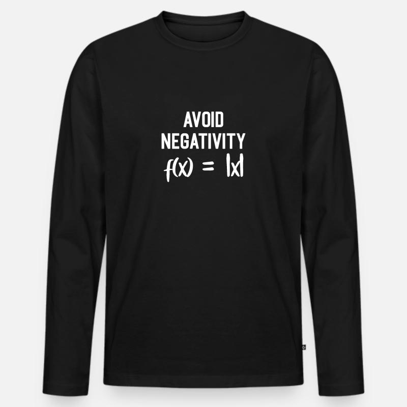 lustiges Mathematik-Lehrer Mathematiker Geschenk - Männer Premium Bio Langarmshirt - Schwarz