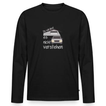 Dachzelt Camper - Männer Premium Bio Langarmshirt - Schwarz - Vorne - Nico (187cm)