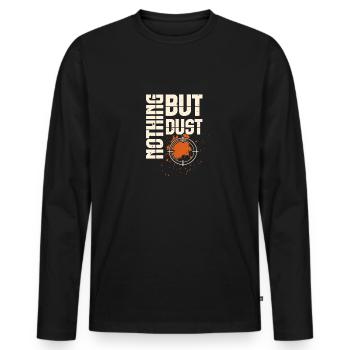 Shooting Skeet Shooting Clay Target Shooting - T-shirt manches longues Premium bio Homme - noir - Devant - Nico (187cm)