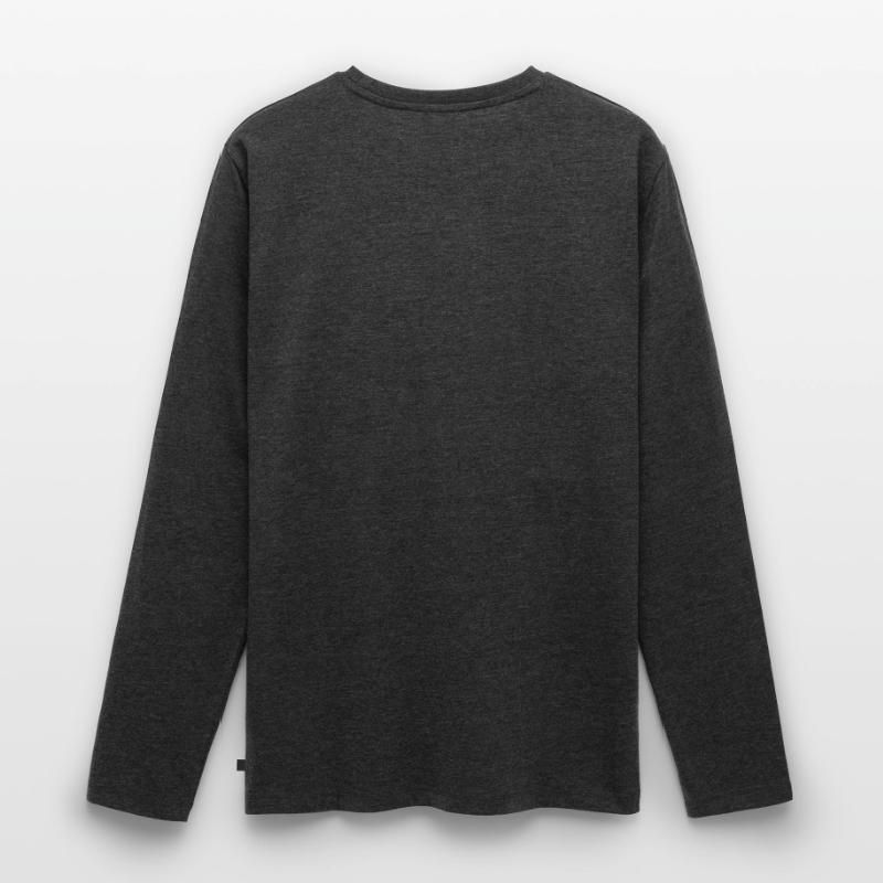 Mindful oder or Mind full? Männer Premium Bio Langarmshirt