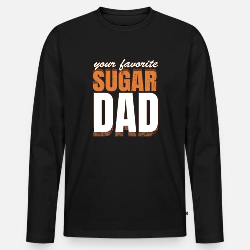 Your Favorite Sugar Dad Geschenk oder Geschenkidee Männer Premium Bio Langarmshirt