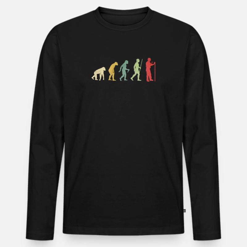 Carpenter Evolution - Men's Premium Organic Long Sleeve Shirt - black