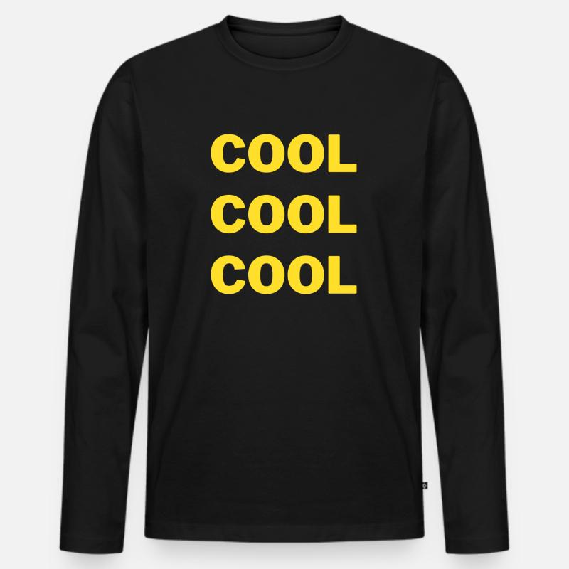 COOLCOOLCOOL Brooklyn 99 - Männer Premium Bio Langarmshirt - Schwarz