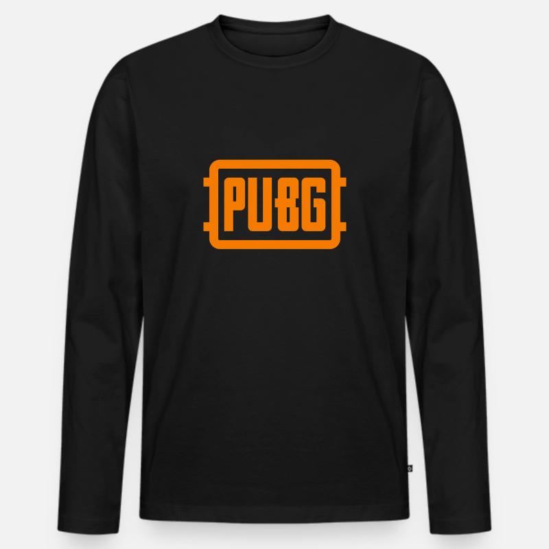 Pubg Stuffs - Männer Premium Bio Langarmshirt - Schwarz