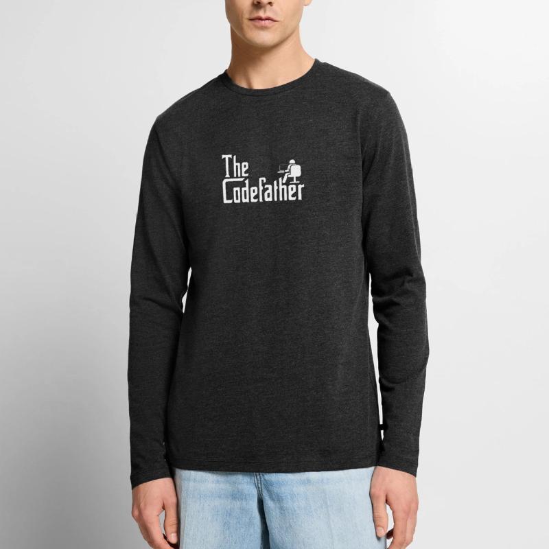 CodeFather Software Entwickler Engineer Programmer Männer Premium Bio Langarmshirt