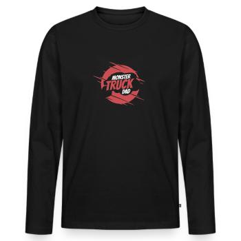 Monster Truck Auto Trucks - T-shirt manches longues Premium bio Homme - noir - Devant - Nico (187cm)