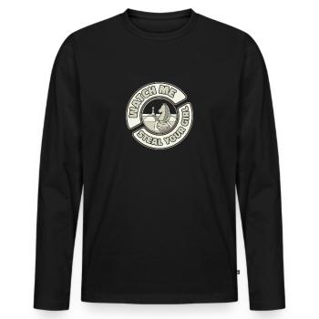 Chess Chess Players - Men's Premium Organic Long Sleeve Shirt - black - Front - Nico (187cm)