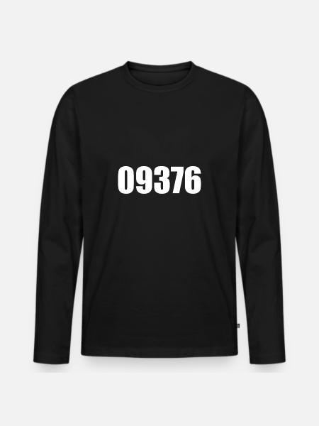 Oelsnitz - Männer Premium Bio Langarmshirt - Schwarz
