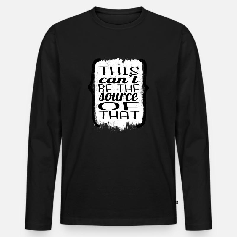 programming language - Männer Premium Bio Langarmshirt - Schwarz