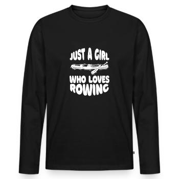 Équipe d’aviron Club d’aviron Aviron Aviron - T-shirt manches longues Premium bio Homme - noir - Devant - Nico (187cm)