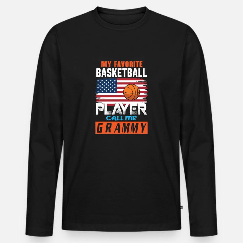 Favorite Player - Männer Premium Bio Langarmshirt - Schwarz