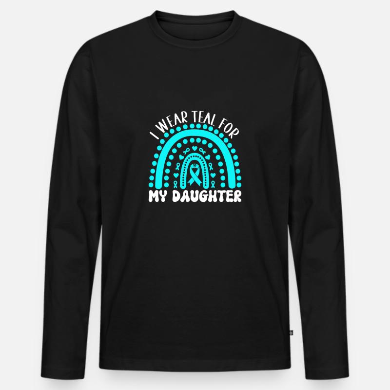 Angststörung Anxiety disorder - Männer Premium Bio Langarmshirt - Schwarz
