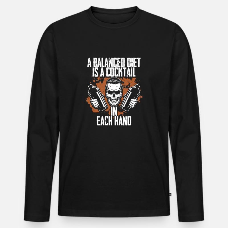 Bartender Bartender Bartending - Men's Premium Organic Long Sleeve Shirt - black