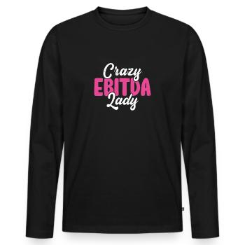 CFO Steuerberater Buchhalter Steueranalyst - Männer Premium Bio Langarmshirt - Schwarz - Vorne - Nico (187cm)