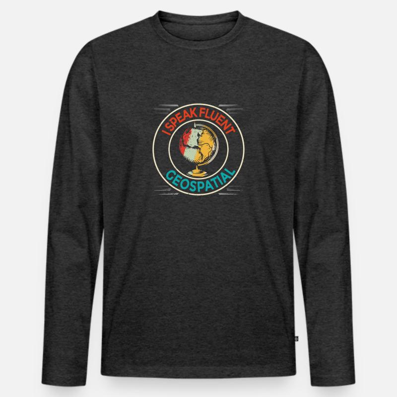 Geographic Information Systems Geospatial Men's Premium Organic Long Sleeve Shirt