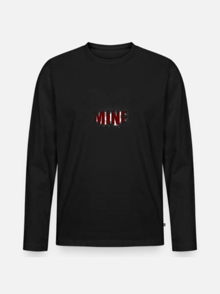 Die Kraft gehört mir - Männer Premium Bio Langarmshirt - Schwarz