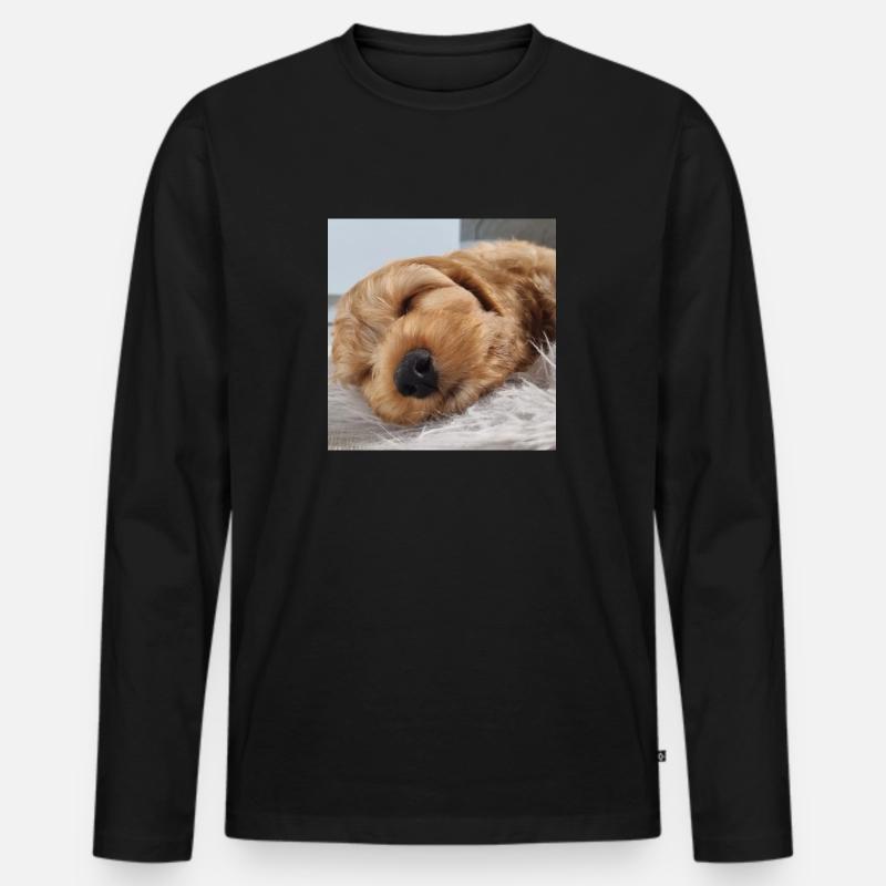 BabyNacho - Männer Premium Bio Langarmshirt - Schwarz