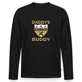 Garage - Men's Premium Organic Long Sleeve Shirt - black - Front - Nico (187cm)
