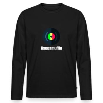 Raggamuffin - Männer Premium Bio Langarmshirt - Schwarz - Vorne - Nico (187cm)