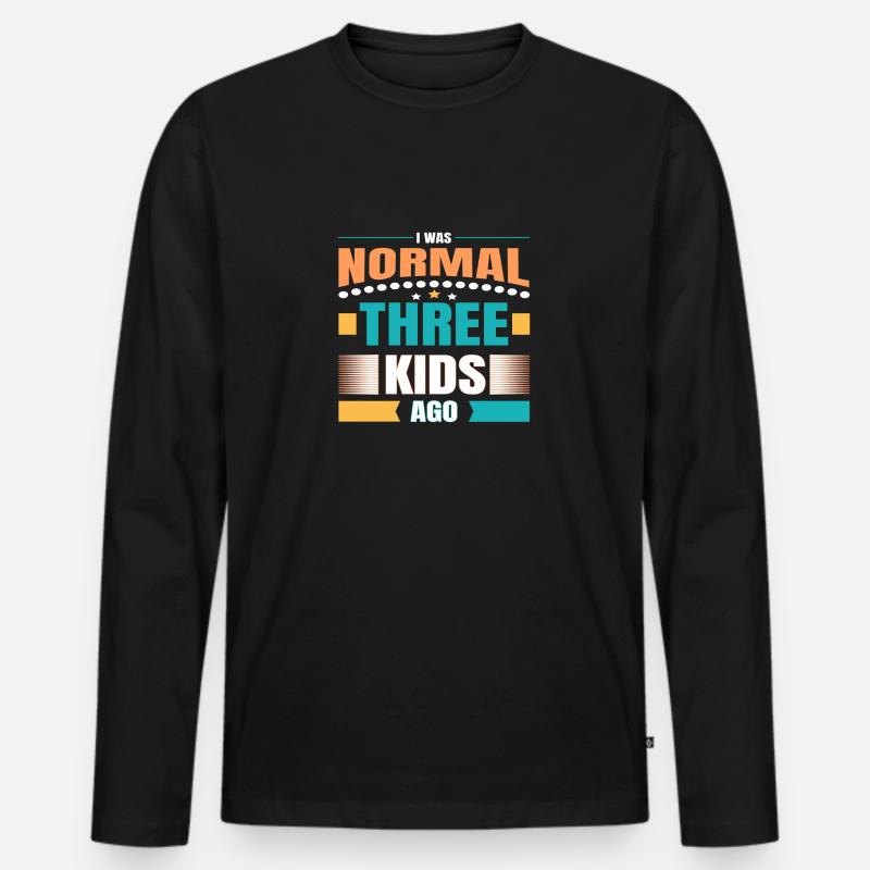 Mumie - Männer Premium Bio Langarmshirt - Schwarz